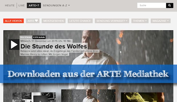 arte mediathek videos
