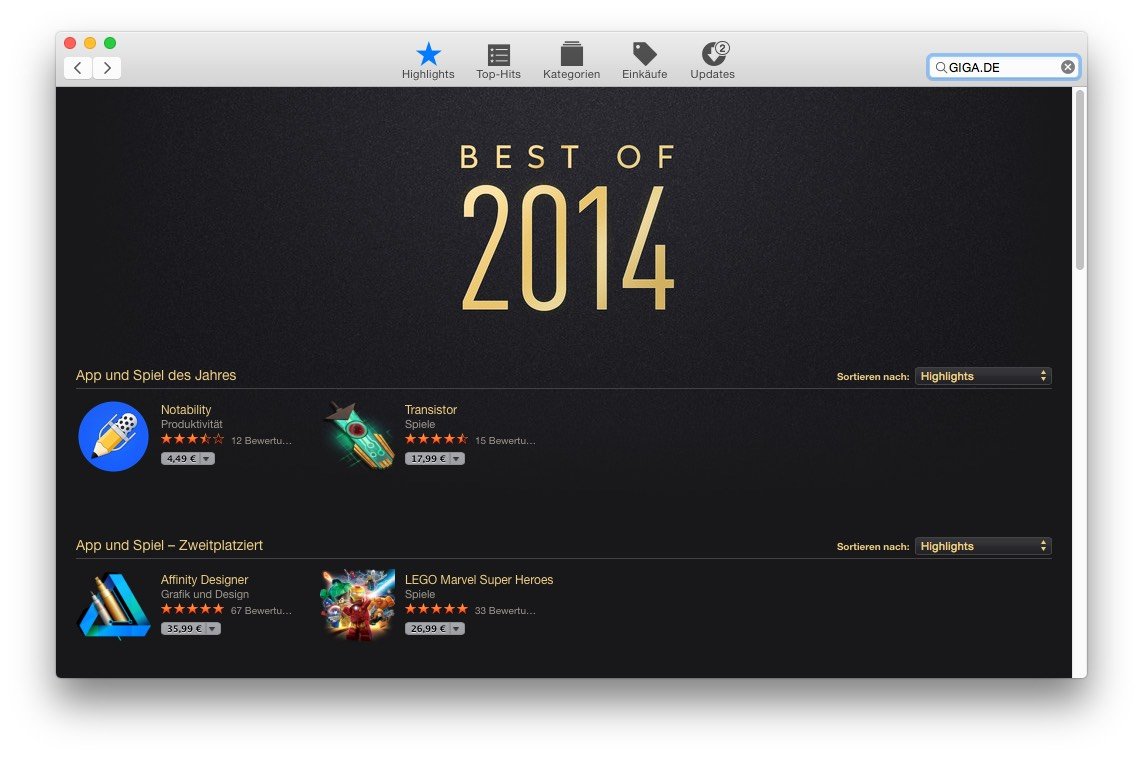 games for mac 2014
