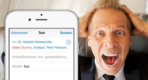 iOS 8: Falsch adressierte E-Mails vermeiden (Tipp)