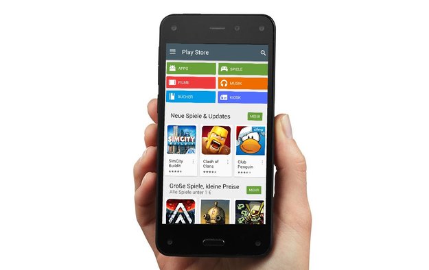 Fire Phone: Google Apps und Play Store laufen auf dem Amazon-Smartphone -- ohne Root