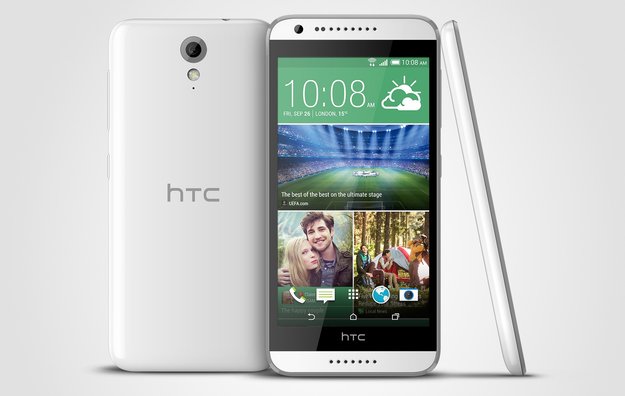 HTC Desire 620: Mittelklasse-Smartphone mit Snapdragon 410-CPU & 5 MP-Frontkamera vorgestellt