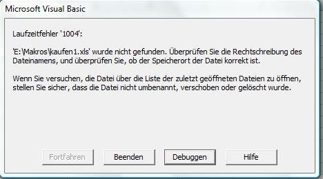 laufzeitfehler-1004