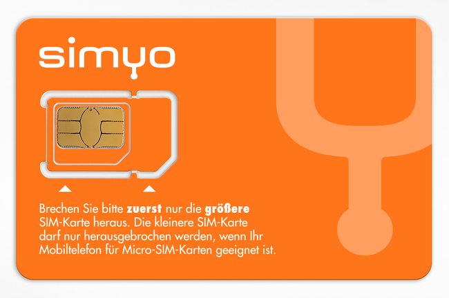 Eine Multi-, Triple- oder Kombi-SIM. (Bild: Simyo)