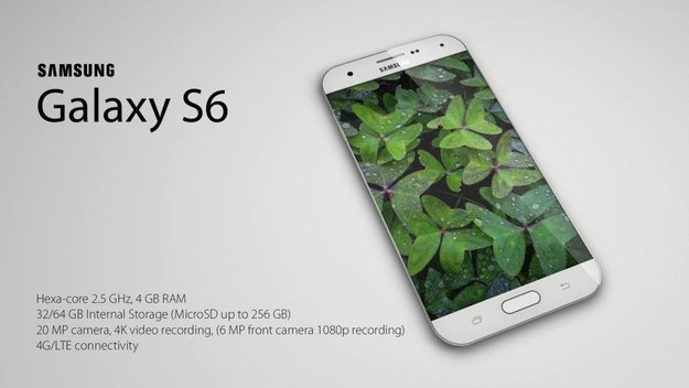 Samsung Galaxy S6 - Konzept: Groß & klein, mit Iris-Scanner & in jedem Fall dünn