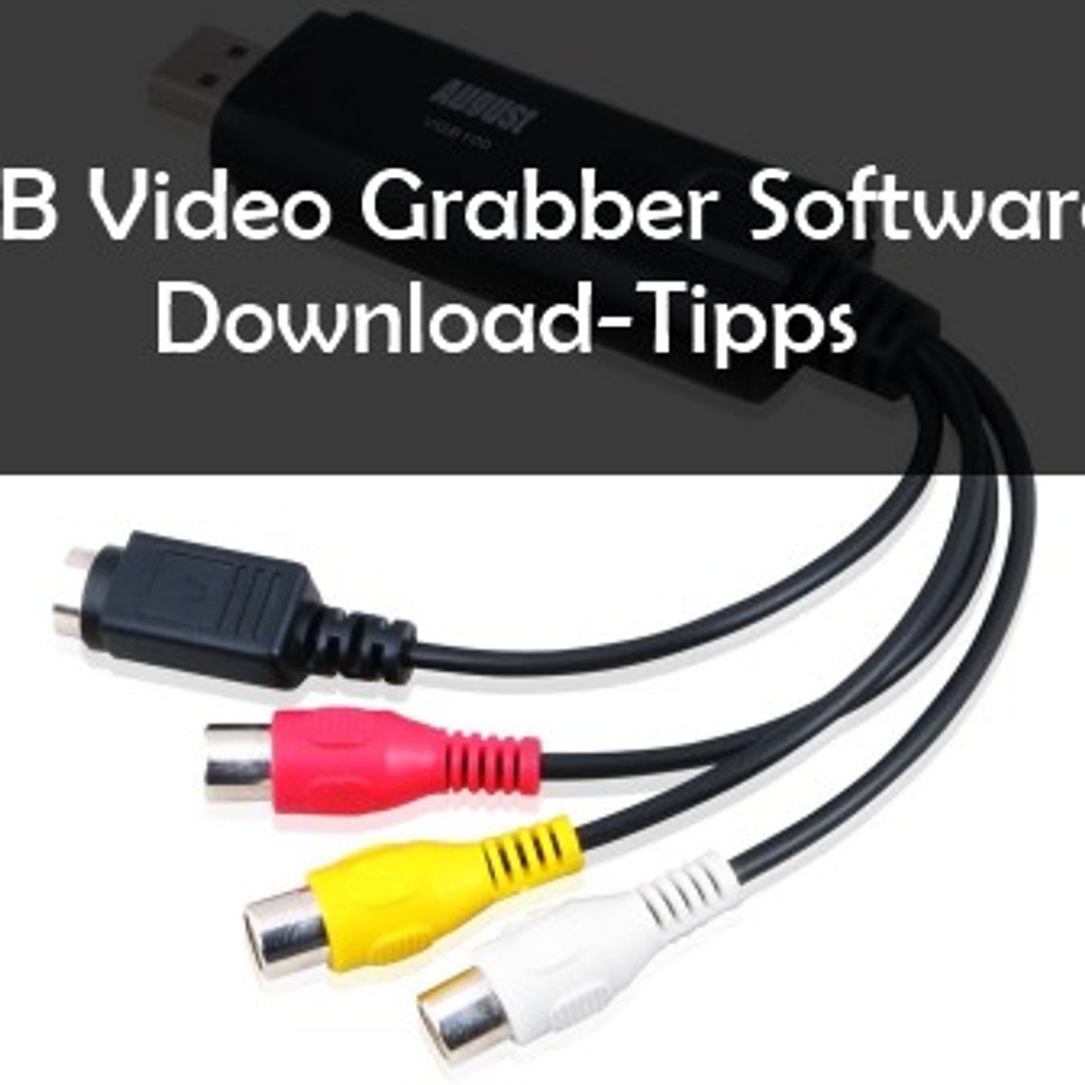 USB Video Grabber-Software: für Video- Audiodateien