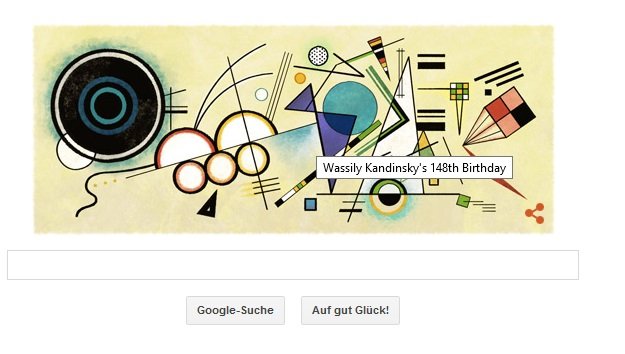 Wassily Kandinsky: Was zeigt das Google Doodle heute am 16. Dezember?