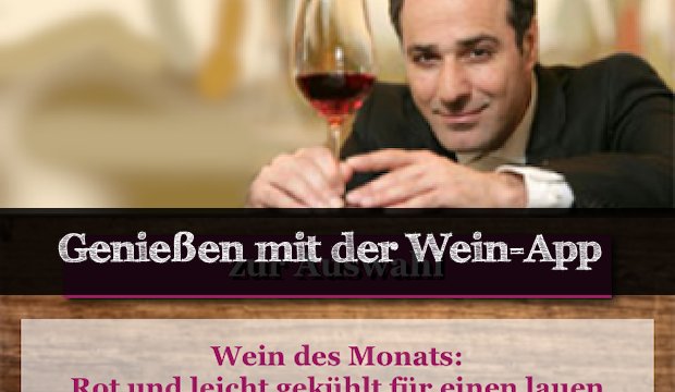 Wein-App: Der richtige Wein zu delikatem Essen