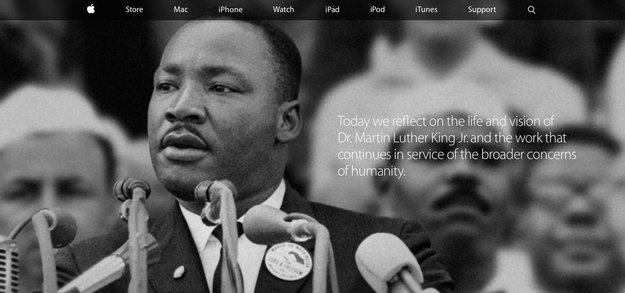 Apple gedenkt Martin Luther King Jr.