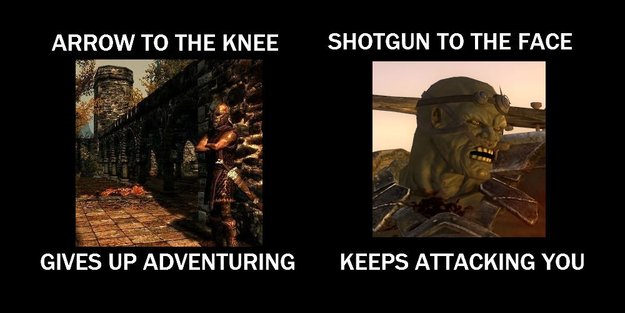 Fundstück: Skyrim vs. Fallout 3 - wer gewinnt den Kampf?