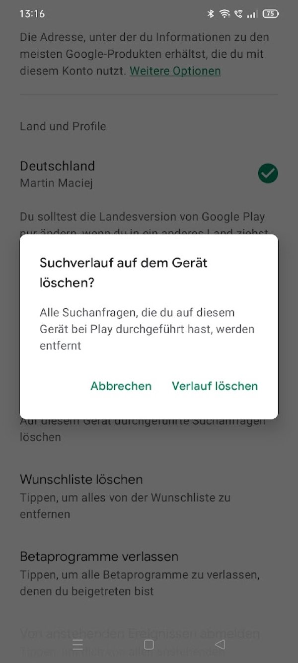 google-play-store-verlauf