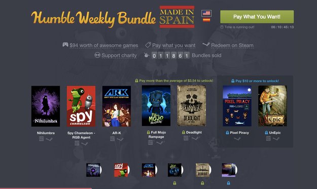 Humble Weekly Bundle: Spanische Highlights in dieser Woche