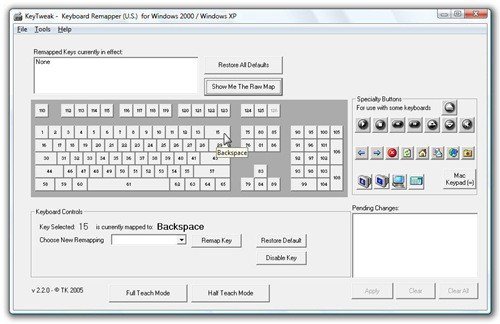 remap keyboard games