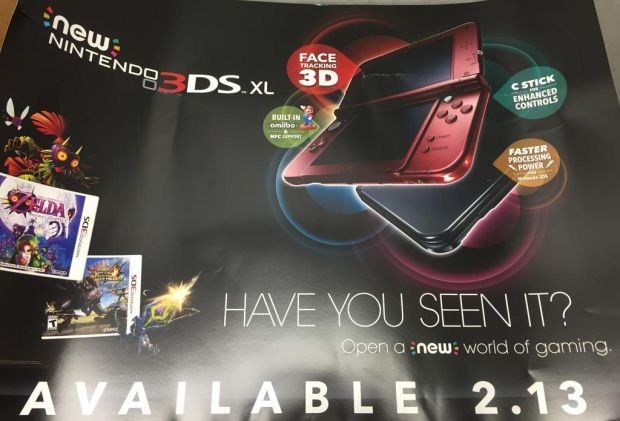 New Nintendo 3DS: Poster zeigt möglichen Release-Termin *Update*