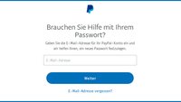 Paypal Passwort vergessen – was tun?