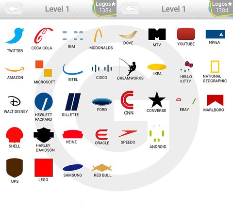 Logo Quiz Extra Levels Lösungen: Expert Level 1, image size:480x427