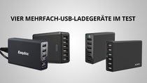 4 Mehrfach-USB-Ladegeräte im Test: Ladestationen im Überblick