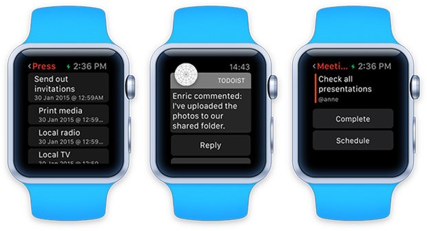 Apple Watch: Erster Blick auf Todoist für Apples Smartwatch