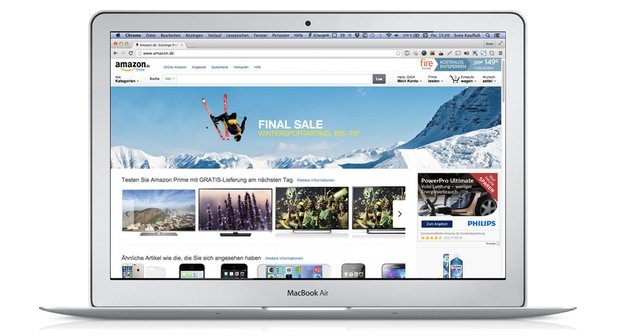 Amazon orientiert sich mit neuer Homepage am Apple Online Store