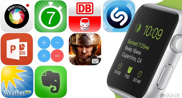 20 Apps für die Apple Watch