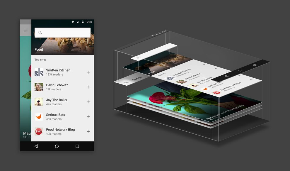 Download Feedly: Offizielles Material Design-Mockup zeigt Zukunft ...