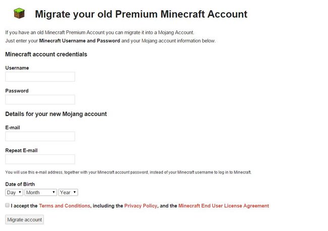 minecraft-account-mojang