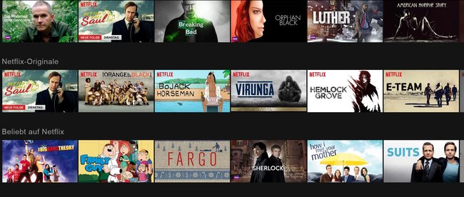 Bei Serien hui, bei Filmen pfui: das Angebot von Netflix