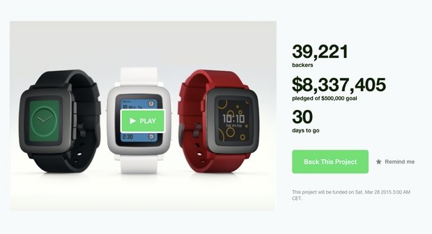Pebble Time: Erfolgreicher Start karikiert Crowdfunding-Idee (Meinung)