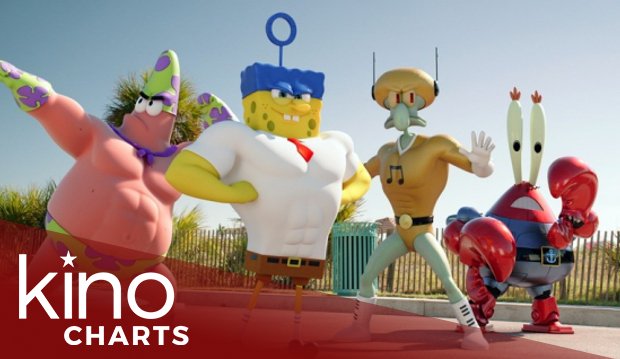 Kinocharts: Spongebob stößt American Sniper endlich vom Thron!