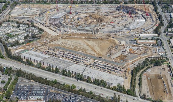 Campus 2: Apple zeigt neue Luftaufnahme