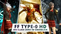 Final Fantasy Type-0 HD: Die Charaktere der Class Zero in der Übersicht