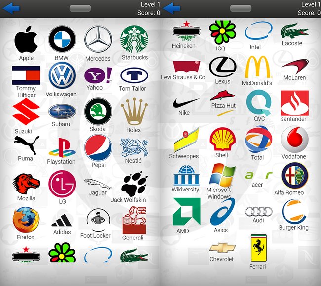 Logo-Quiz-Lösungen-Level-1