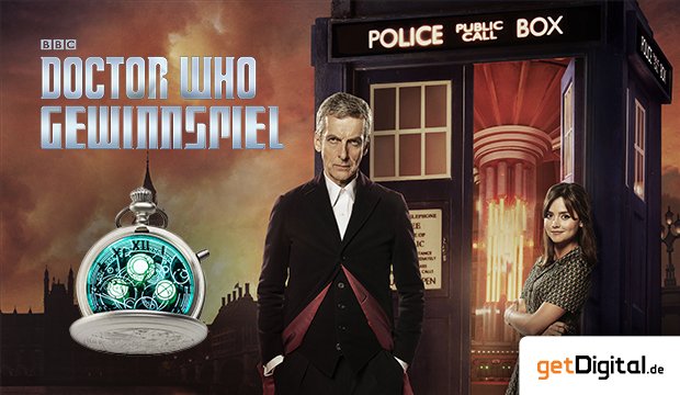 Gewinnt die achte Staffel von DOCTOR WHO & die Uhr des Masters!