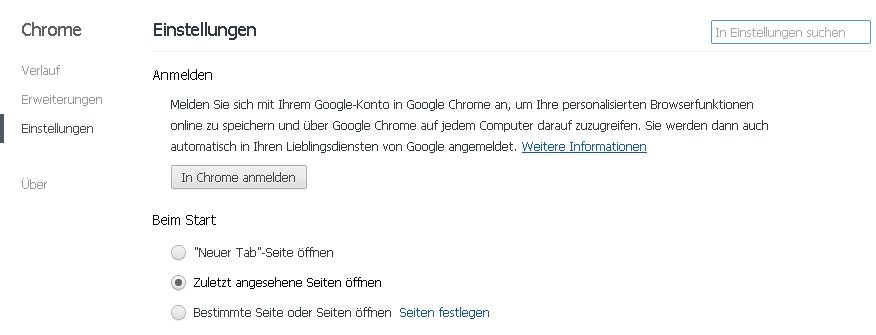 Seiten Wiederherstellen Chrome Wurde Nicht Richtig Beendet Chrome: Sitzung speichern & Tabs wiederherstellen