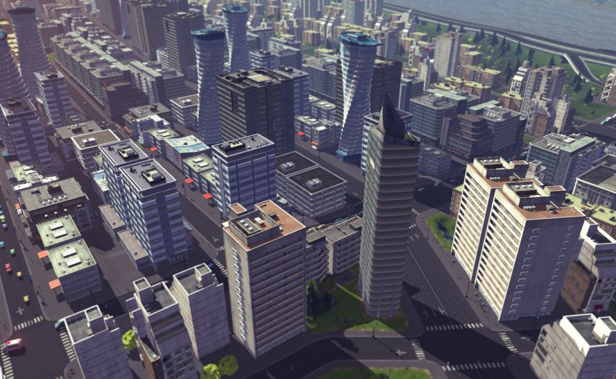 Cities - Skylines: Auf diesem Bild seht ihr eine Megapole