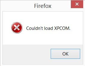 couldnt-load-xpcom