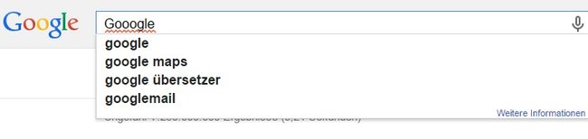 Google Chrome-Rechtschreibvorschläge