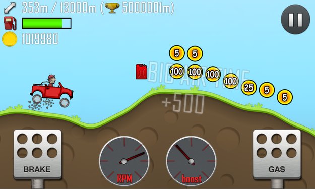 Hill Climb Racing am PC spielen - So klappts
