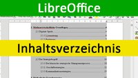 LibreOffice: Inhaltsverzeichnis einfügen – so geht's