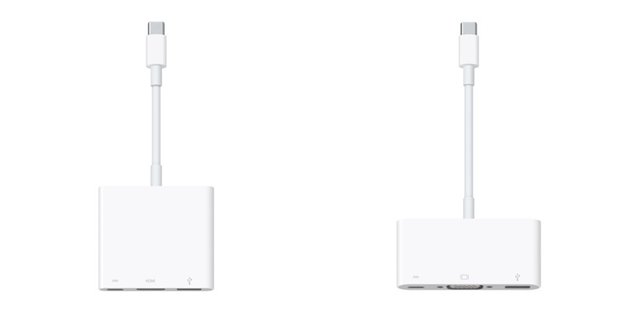 MacBook: Adapter mit USB-3.1- und VGA- oder HDMI-Anschluss für 89 Euro