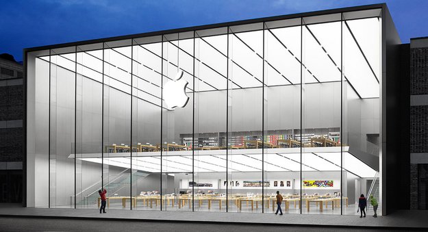 Angela Ahrendts: Schlange stehen vor dem Apple Store gehört der Vergangenheit an