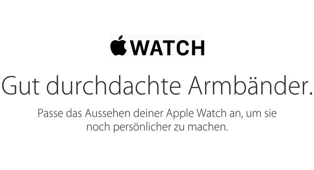 Apple Watch: Übersicht der Armbänder im Apple Store aktualisiert