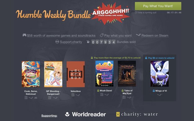 Humble Weekly Bundle: Das ARGGGHHH!-Bundle wartet auf euch!