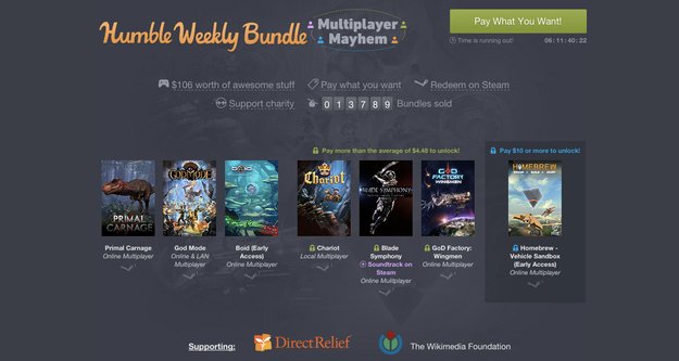Humble Weekly Bundle: Multiplayer-Titel im Angebot