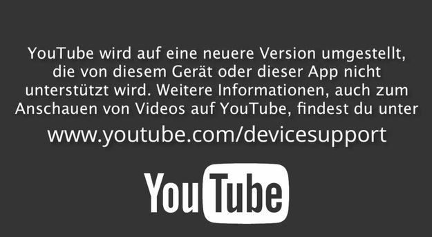 YouTube: Zugriff von alten Apple-TV- und iOS-Geräten wird abgeschaltet