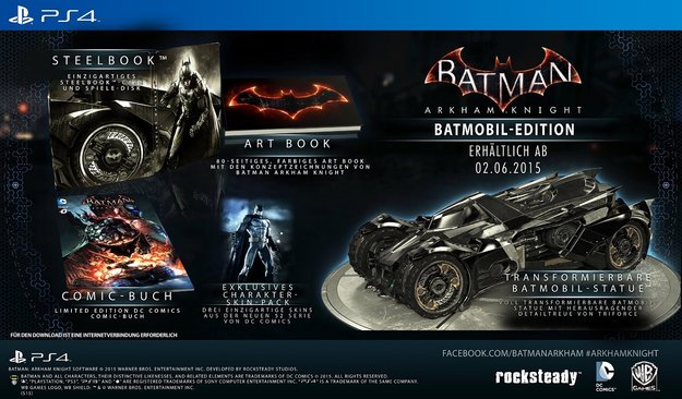Batman Arkham Knight: Batmobil Edition wird nicht erscheinen
