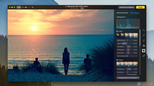 Bildbearbeitung auf dem Mac: Tipps für die Fotos-App von OS X