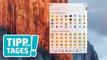 Emojis (Smileys) auf dem Mac aufrufen