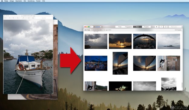 Fotos-Apps von OS X: Importieren von Bildern, so gehts