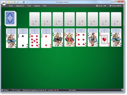 Free Spider Solitaire