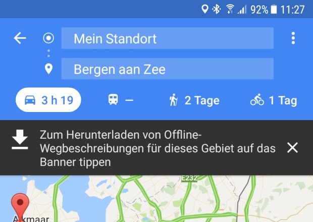Google-Maps-Routenplaner – Das kostenlose Handy-Navi richtig nutzen